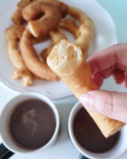 tejeringos y chocolate